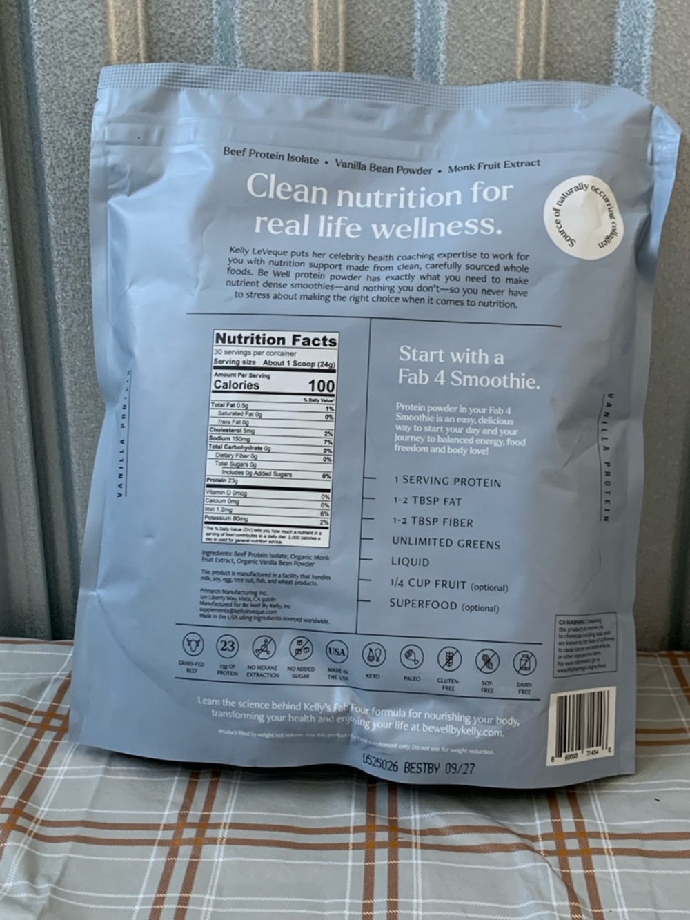 Vanilla Grass-Fed Protein Powder - Vanilla - Picture 7 of 8